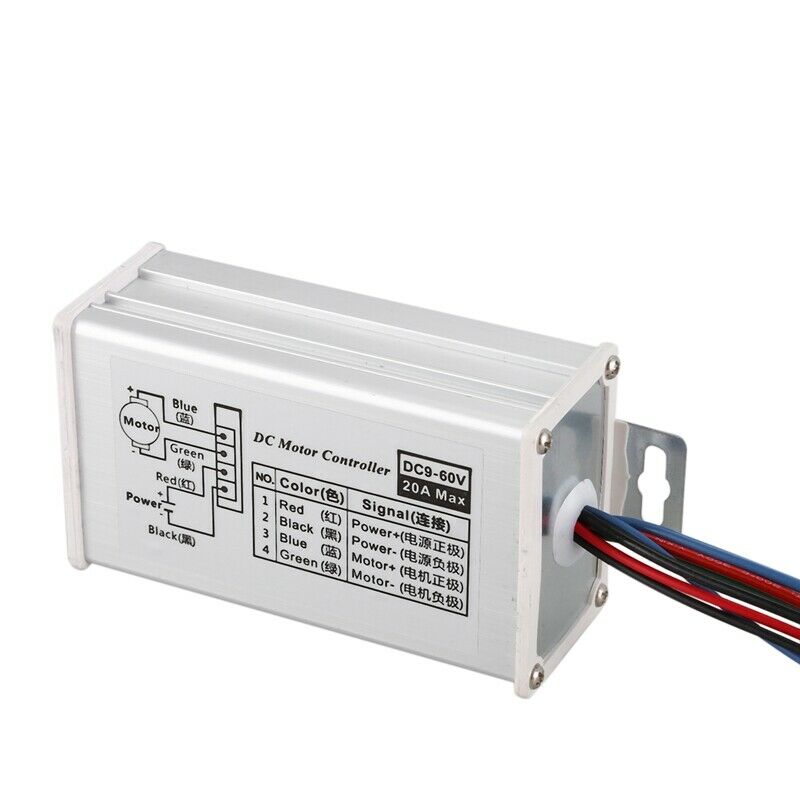 DC 9V 12V 24V 48V 60V 20A Motor Speed Controller Regulator Driver PWM 25KHz L8Z8