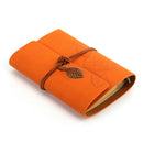 Notebooks String Loose-leaf Sketchbook Students Stationery (Orange)