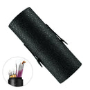 Leather Cosmetic Cup Case Makeup Brush Pen Holder Empty Storage Box Organizer