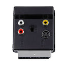 RGB Scart to Composite 3 RCA S-Video TV Adaptor Converter Box Connector