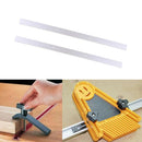 2Pcs Aluminium 600mm/24Inch T-Slot T-Track Miter Track Woodworking Alloy Tool