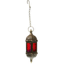 Moroccan Hanging Candle Holder Candle Lantern Wedding Hanging Decor -Bronze