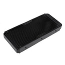 240mm 18 Tubes G4/1 Aluminum PC Motorcycle Water Cooling Radiator Heat Sink