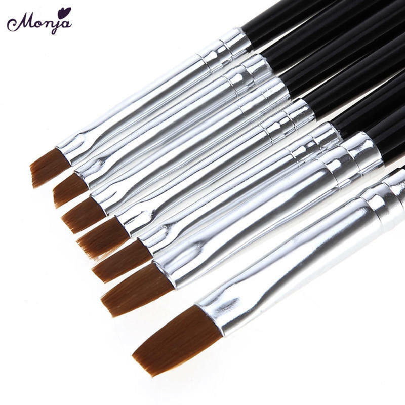 7pcs/set Nail Art Gel Design Pen PaInting Polish Brush Dotting Drawing To NPJ
