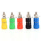 20Pcs Binding Post Female Socket Jack 5 Color Suitable For 4mm Banana Plug ES