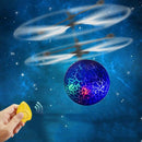 Fantastic Infrared Induction Drone Flying Flash LED Lighting Ball HelicopterI6L7