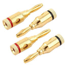 Musical Loudspeaker Cable Audio Open Wire Screw Banana Connector Type 4PCS L9J4