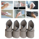 4X 20 * 20cm Microfiber Dish Drying Mat Kitchen Cushion Pad Tableware Cloth Wipe