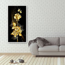 DIY Diamond Painting Golden Flower Full Round Rhinestone Picture Home Decor