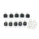 10 Pcs Panel PCB Female 3.5mm Headphone Jack Audio Connectors Y Ew