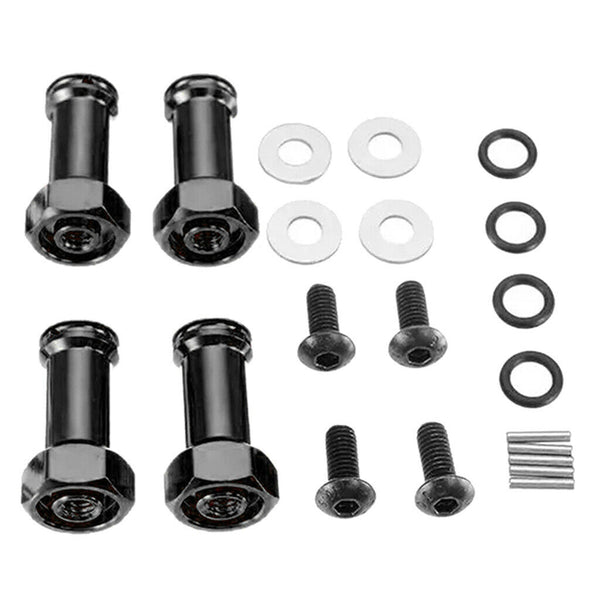 12mm Wheel Hex Hub Extension Adapter for 1/14 Wltoys 144001 Black