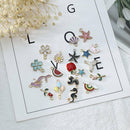20X/pack Enamel Mixed Random Send Alloy Pendant Charms Jewelry DIY Accessories..