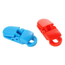 20pcs Plastic Pacifier Clips Holder - T Clip Style Dummy Clip Bib Suspender