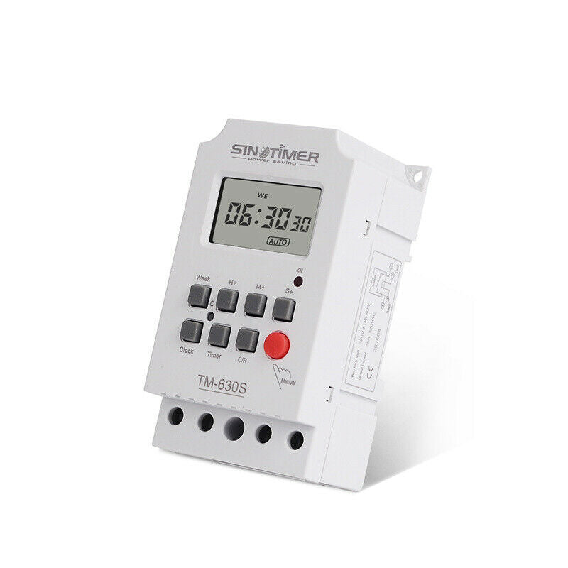 Sinotimer Tm630S-2 220V Seconds Control Timer Switch Large Screen Digital D F8B6