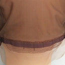 Brown Lace Front Wig Cap M Code Adjustable Head Circumference Elastic Strap