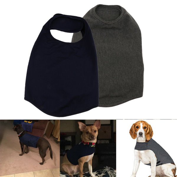 2pcs Dog solicitude Separation Fear Emotion Coat Vest Jacket Shirt for Thunder