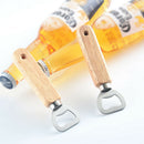 Creative Gift Beer Wine Bottle Opener Stainless Steel Rubber Handle Starter