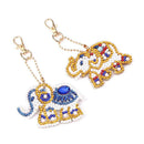 5pcs DIY Elephant Full Drill Special Shaped Diamond Painting Keychain Gifts