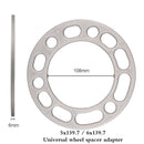 2Pcs /Set Aluminum Alloy Adjusting Shims 6Mm For Jimny Pajero Suv Wheel Spa
