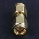 5X( SMA Male to SMA Male Plug in series RF Coaxial Adapter Connector A4L6)