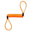 Motorcycle Security Alarm Disc Lock Spring Orange Reminder Cable 150cm Hot