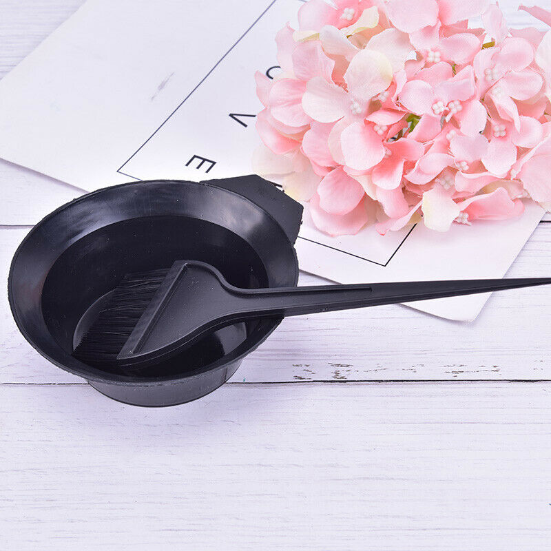 Hair Color Dye Bowl Comb Brushes Tool Kit Set Tint Coloring Dye Bowl Comb Bru Kw