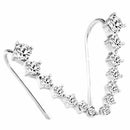 1 pair of new four-prong stud earrings earrings jewelry fashion jewelry fem