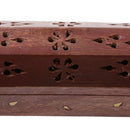 Handmade Box Joss Stick Burner Natural Ash Catcher Bamboo Incense Holder