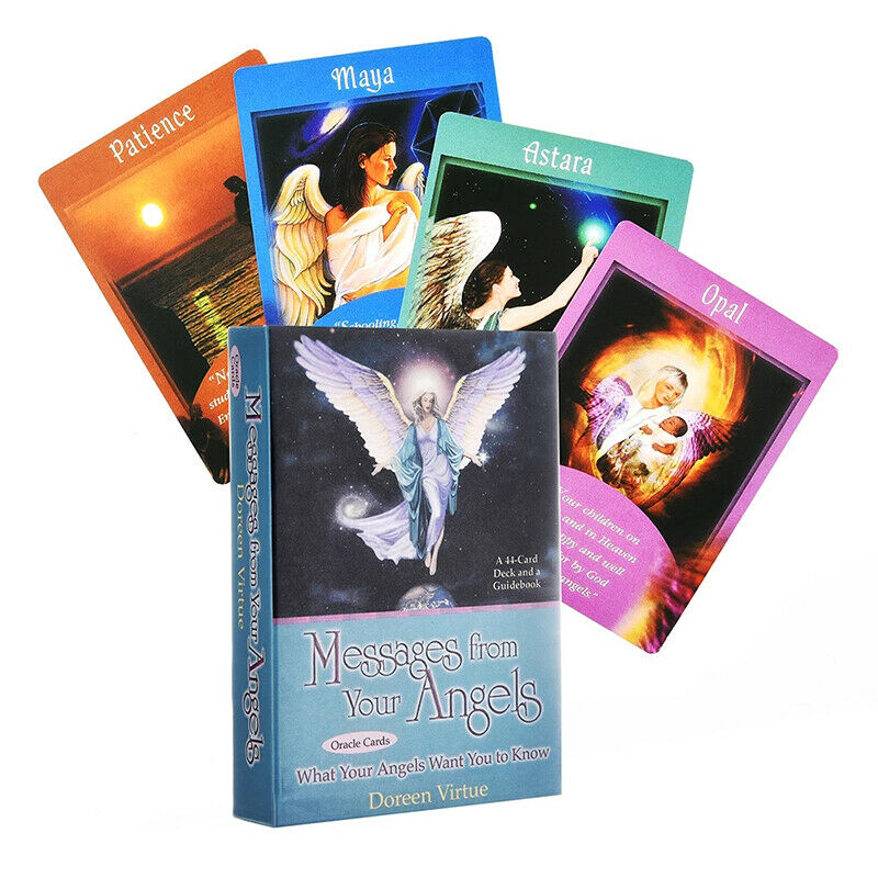 Messages From Your Angels Oracle Cards Deck Mysterious Tarot Cards Board Gam Nw