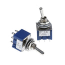 5PCS 6P Toggle Switch 6A 125VAC 6 Pin DPDT ON-ON Mini Toggle Switch 3C