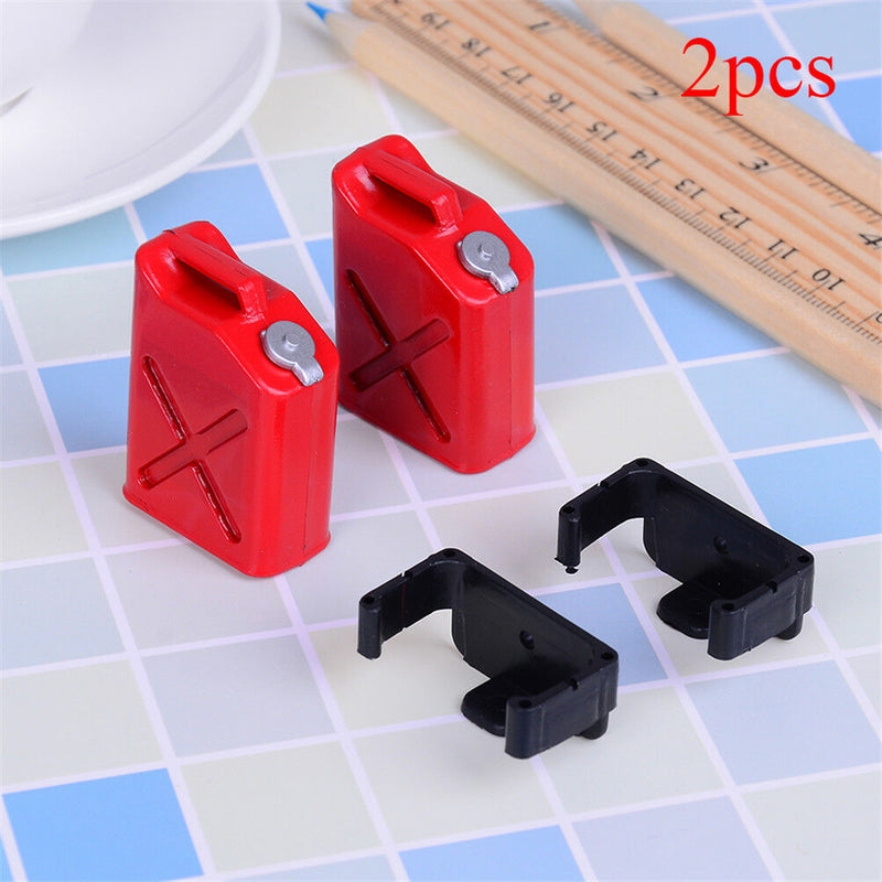 2Pcs rc rock crawler 1:10 accessories mini fuel tank for cc01 axial scx10 LJ