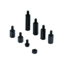 180pcs M3 Nylon M-F Hex Spacers Screw Nut Assortment Stand-off Plastic Kit F9Q0