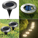 8 LED Solar Buried Light Under Ground Lamp Outdoor Path Way Garden Lamp