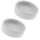 2x Ceramic Round Bowls Food Dish Container For Reptiles Amphibians Lizard