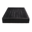 Soft Velvet Ear Stud Finger Ring Jewelry Display Tray Holder Case Black