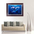 DIY 5D Diamond Painting Dolphin Embroidery Cross Stitch Crafts Home Decor
