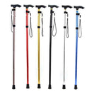 Adjustable Foldable Walking Trekking Hiking Stick Cane Crutch Alpenstock