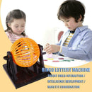 Large Traditional Bingo Game Family Revolving Ball Cards Machine Dispenser T8W7