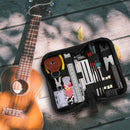 25 Pieces Guitar Repair Setup Tools for Ukulele Mandolin Banjo Maintenance A