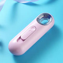 White 22 Ml Mini Nano Mister Spray Bottle Battery Operated Facial Steamer M E2Q8