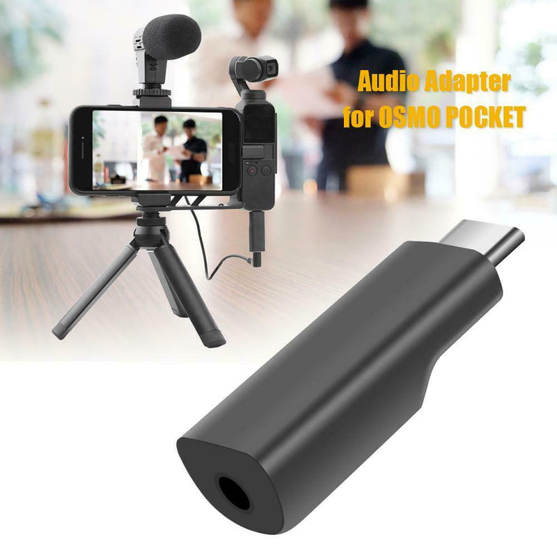 3.5mm Audio Adapter Connector for DJI OSMO Pocket Handheld Gimbal Camera A