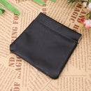 Leather Coin Pouch Snap Top Purse Strong Metal Spring Closure Small Change Bag