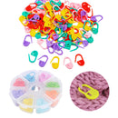104pcs/box Plastic Stitch Markers Knitting Crochet Locking Needle Clip Craft Pin