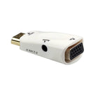Portable 1080P USB HDMI Male to VGA Audio Female TV AV Converter Adapter