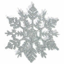 12 Pcs Glitter Snowflake Christmas Ornaments Xmas Tree Hanging Decoration S L6U4