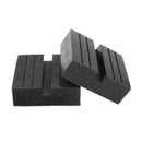 Universal Car Repair Square Slotted Frame Rail Floor Rubber Guard Jack Pad Y7D1