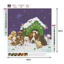 5D DIY Full Drill Diamond Painting Exaggerated Cross Stitch Kit (Pet02)
