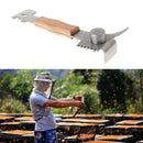 Durable Handle Wooden Stainless Steel Beehive Hive Scraper Beekeeping To ERO