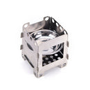 Folding Wood Stove Pocket Alcohol Stove Outdoor Cooking Camping Backpacking M&O