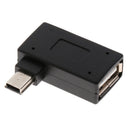 Mini USB2.0 OTG Host Adapter Left Angle Mini USB Male To USB Female Adapter